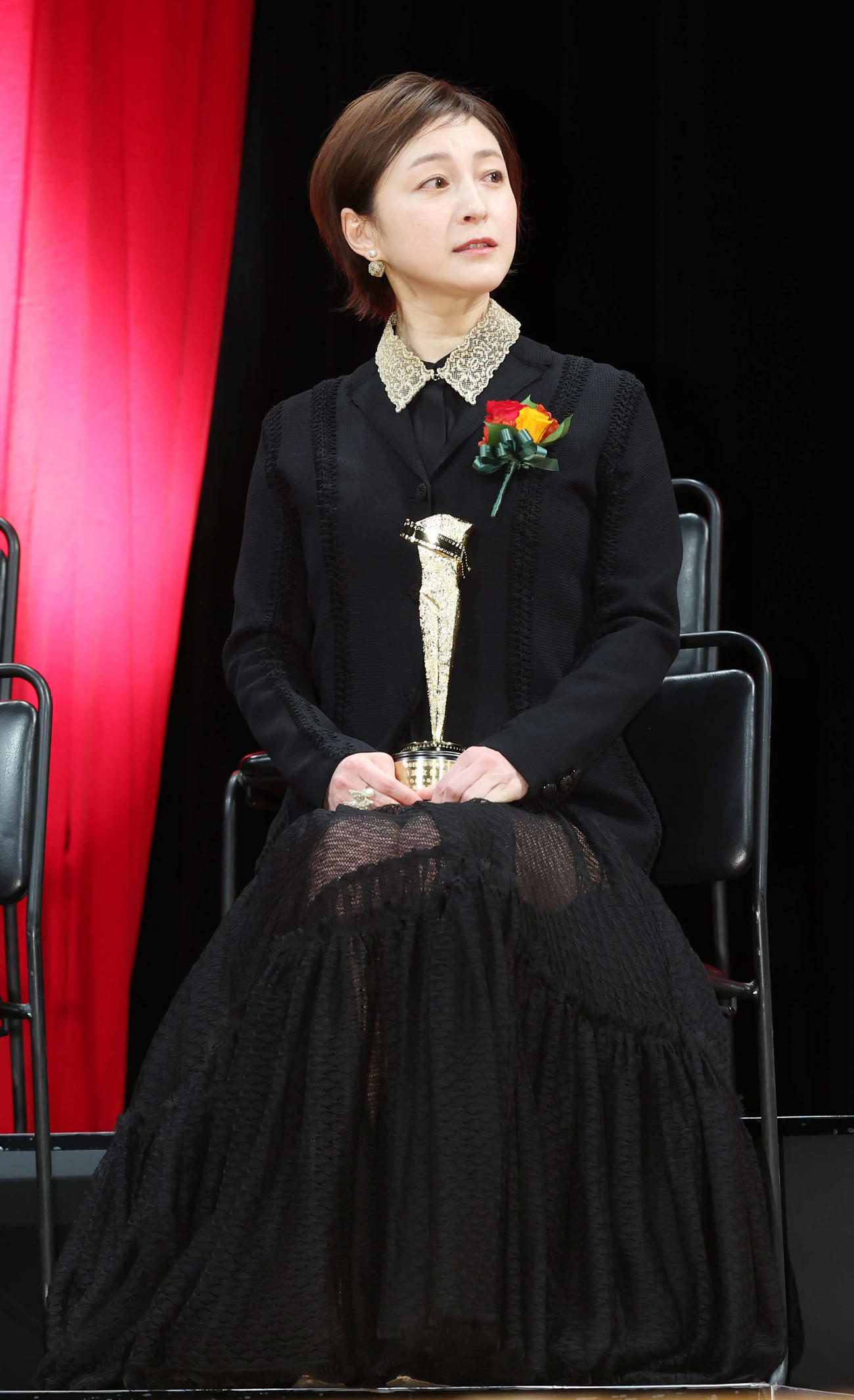 助演女優賞を受賞した広末涼子（撮影・宮地輝）