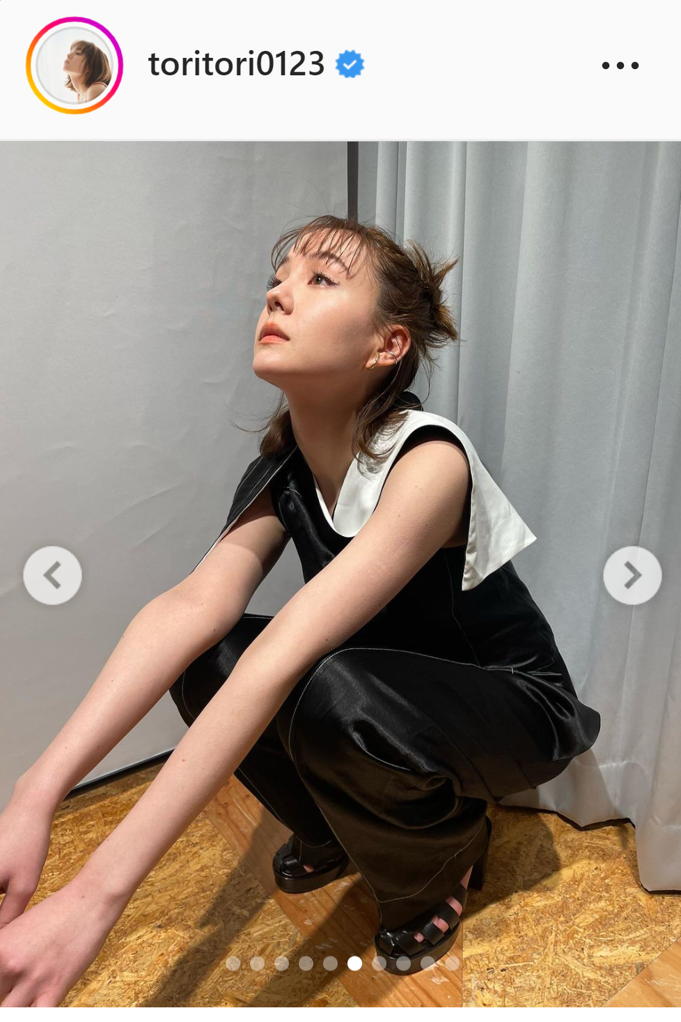 キラキラメーク姿を披露したトリンドル玲奈（インスタグラムより）