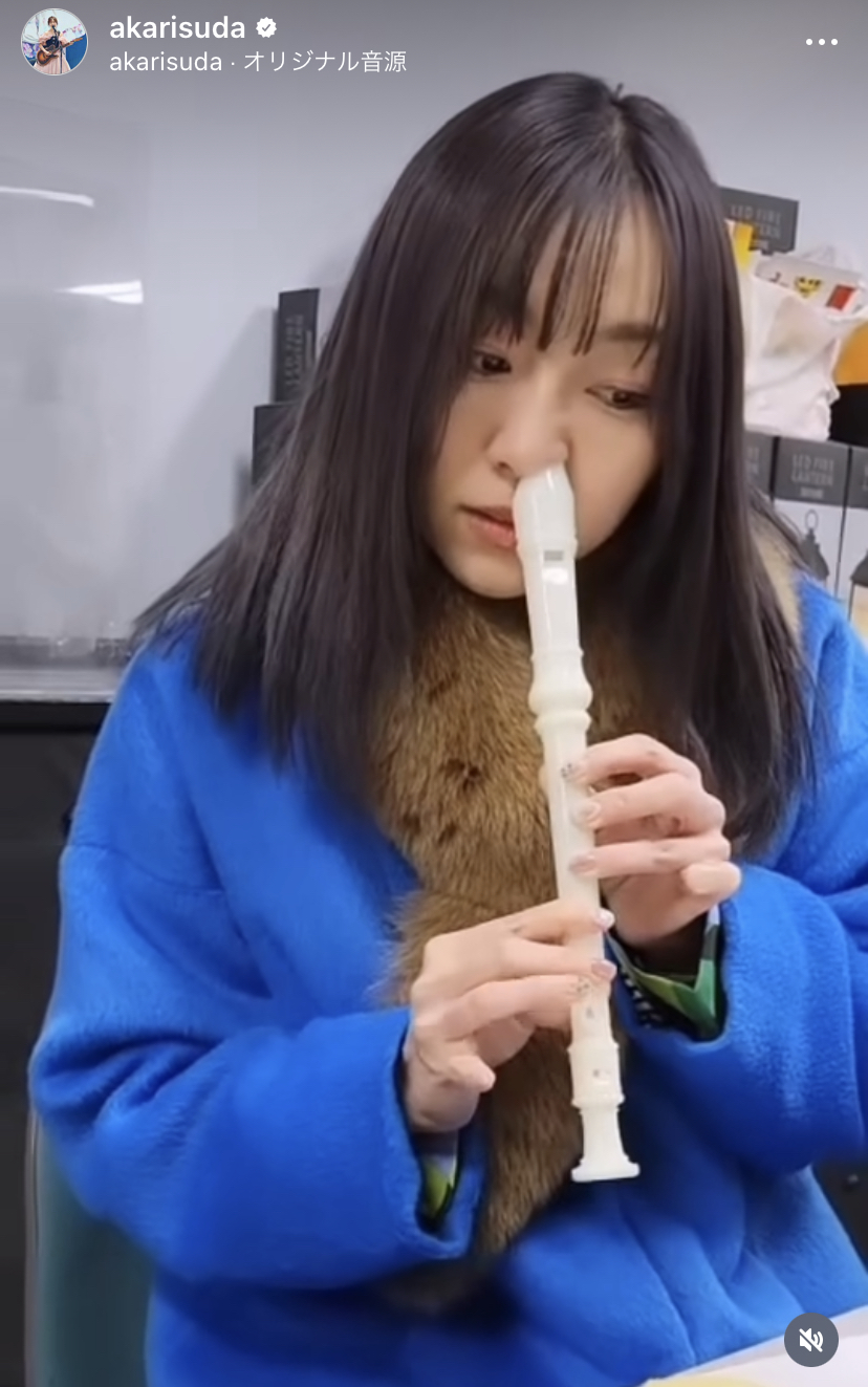 須田亜香里のインスタグラムより