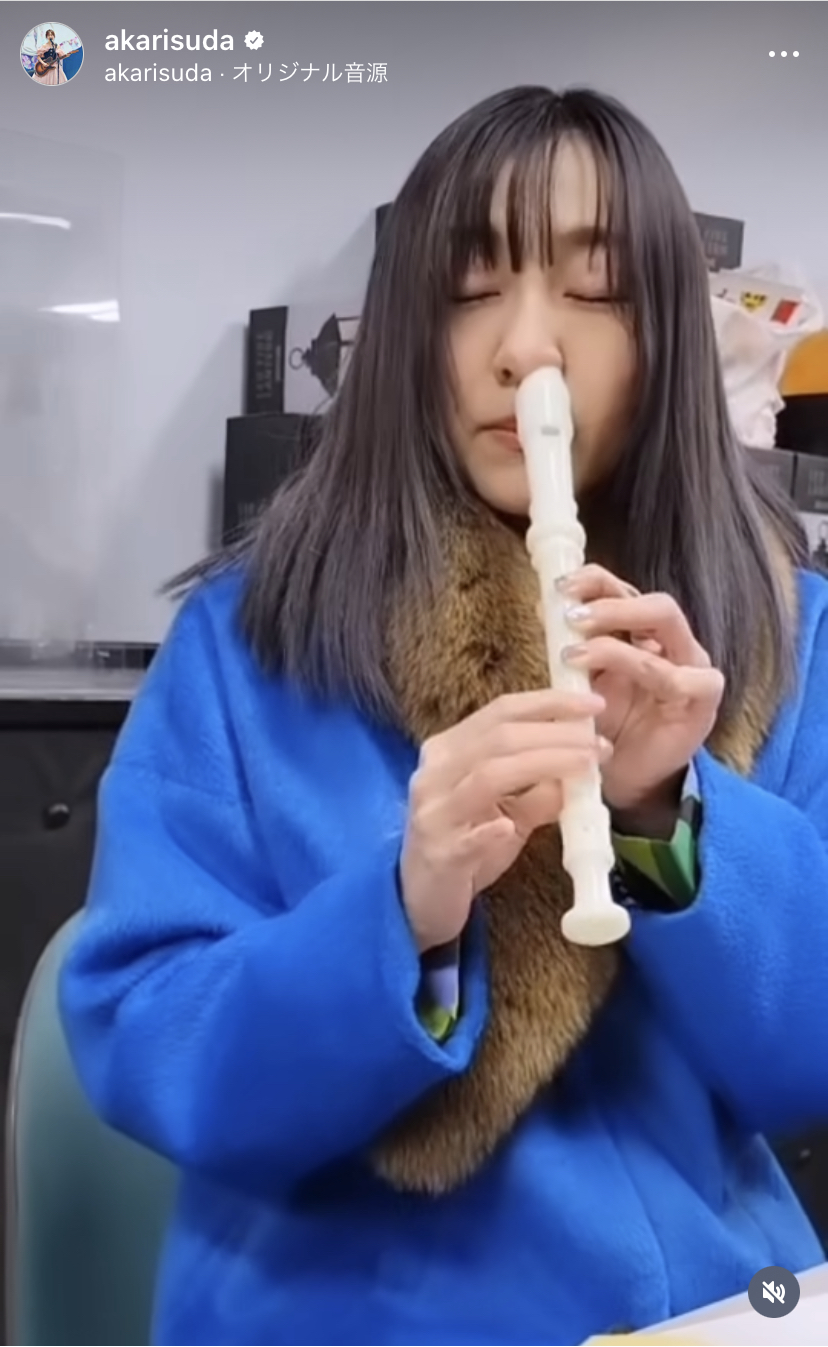 須田亜香里のインスタグラムより