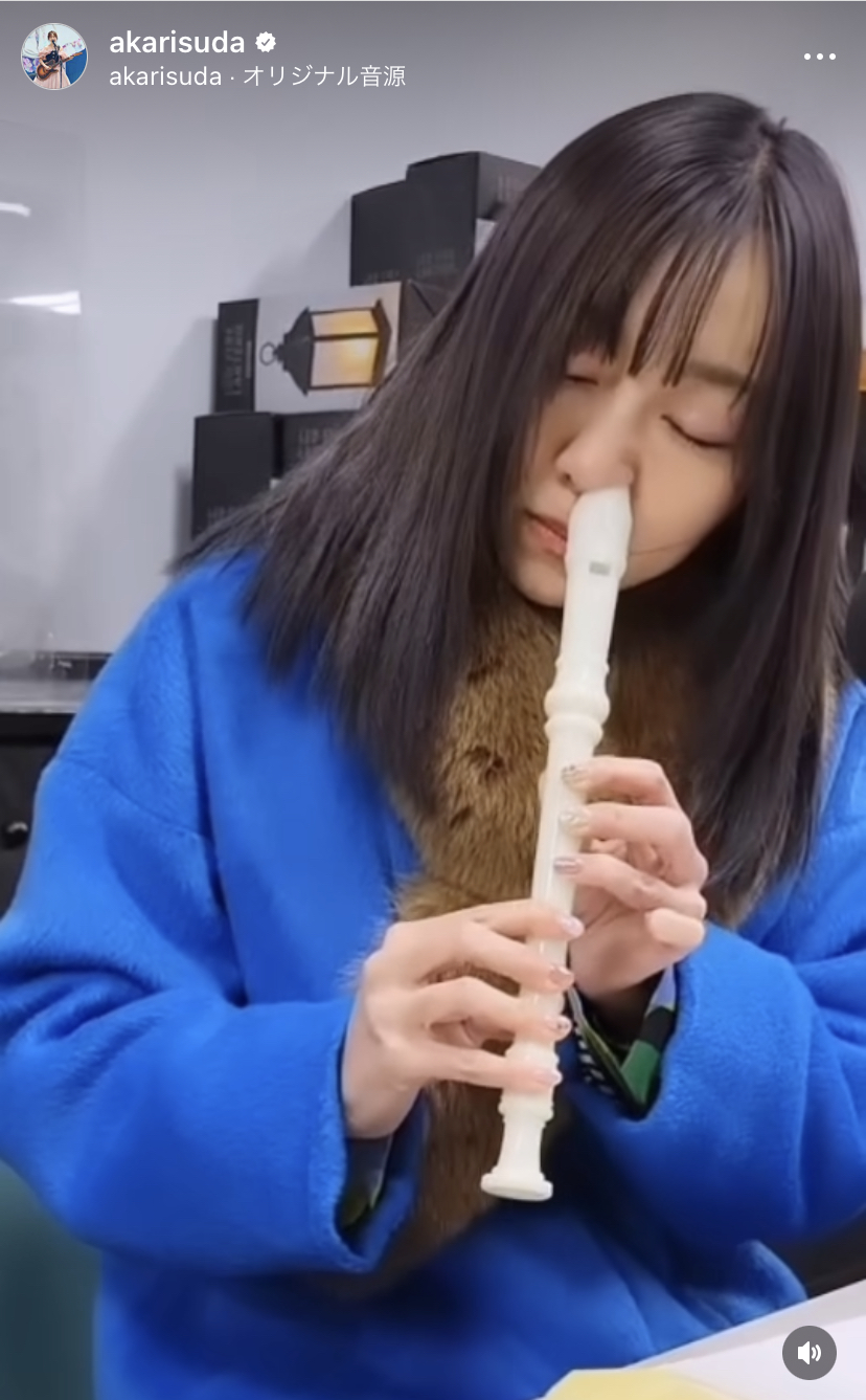 須田亜香里のインスタグラムより