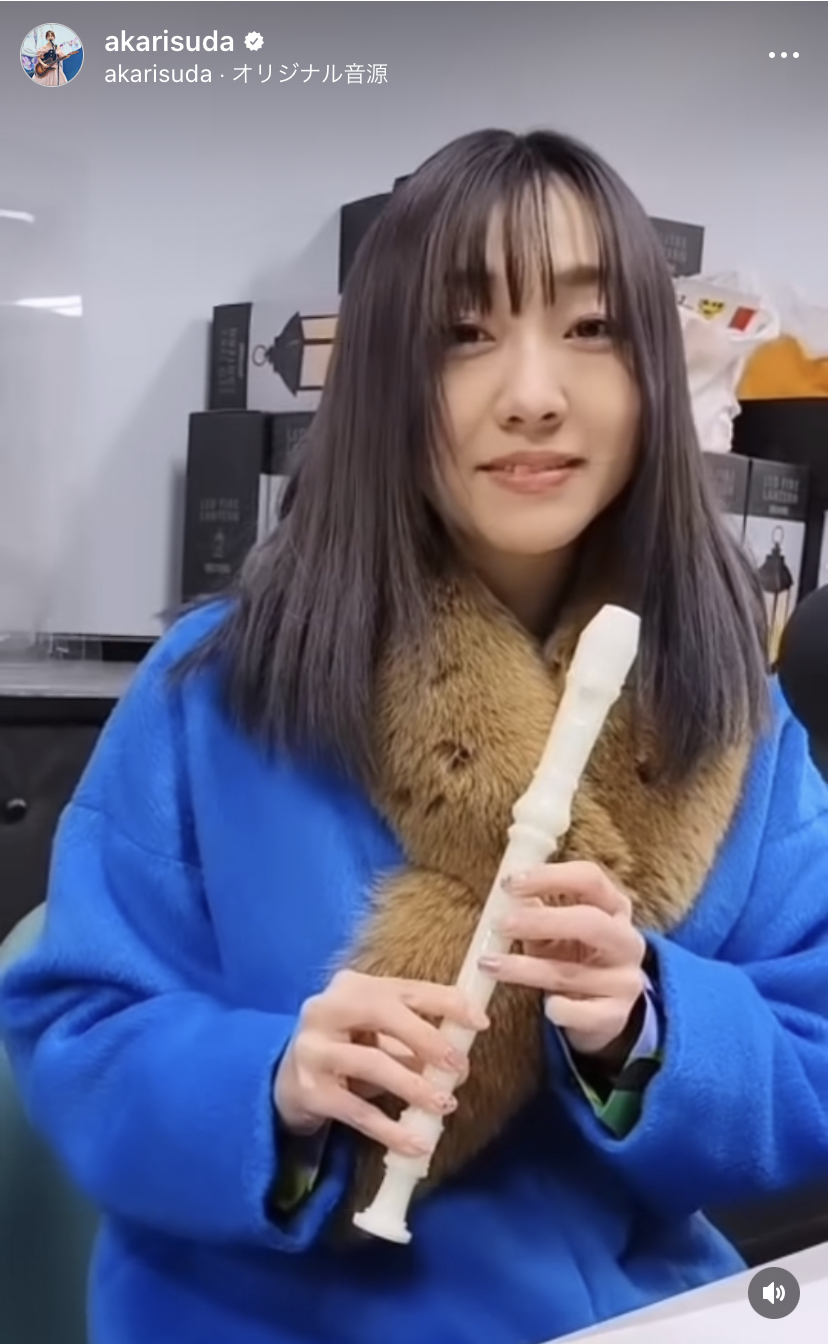 須田亜香里のインスタグラムより
