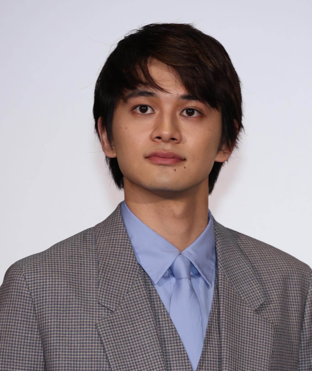 映画「スクロール」公開記念舞台あいさつを行った北村匠海（撮影・中島郁夫）