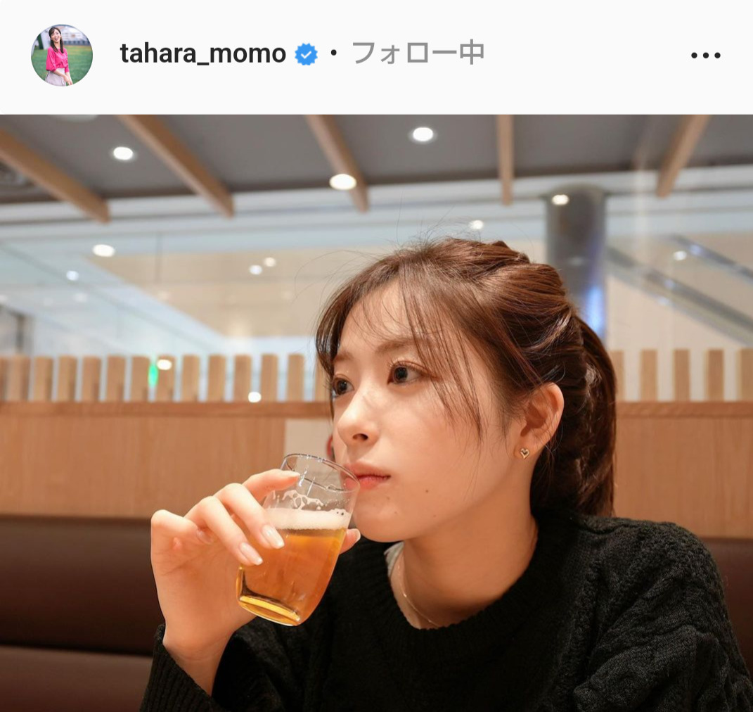 田原萌々のインスタグラムより