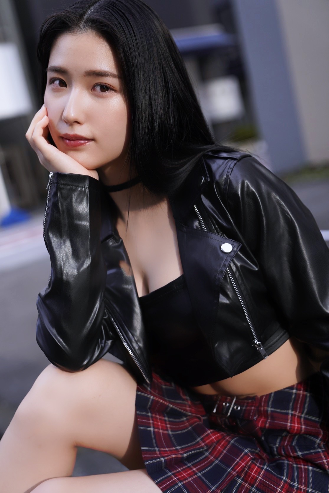 「ヤングガンガン」に初掲載された＃2i2森嶋あんり（C）撮影／佐藤佑一