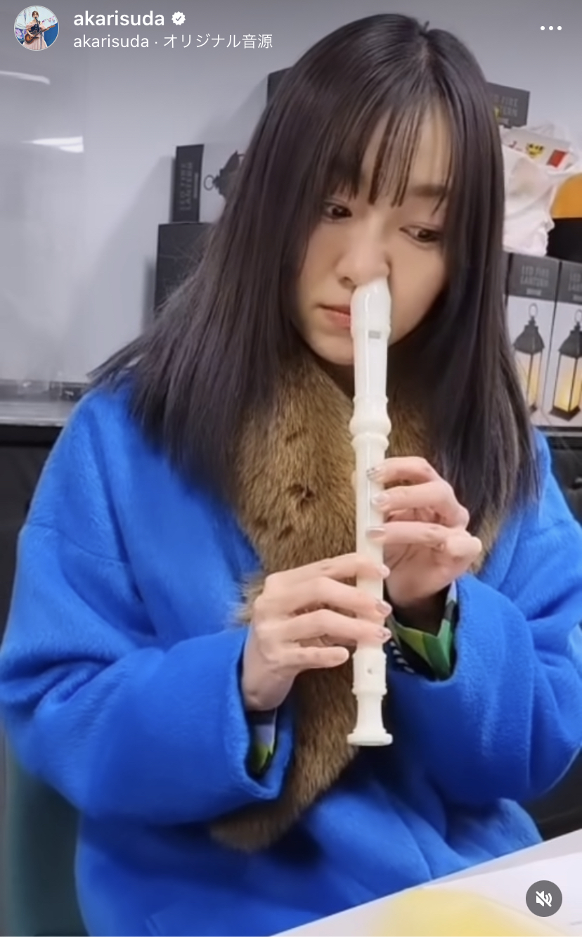 須田亜香里のインスタグラムより