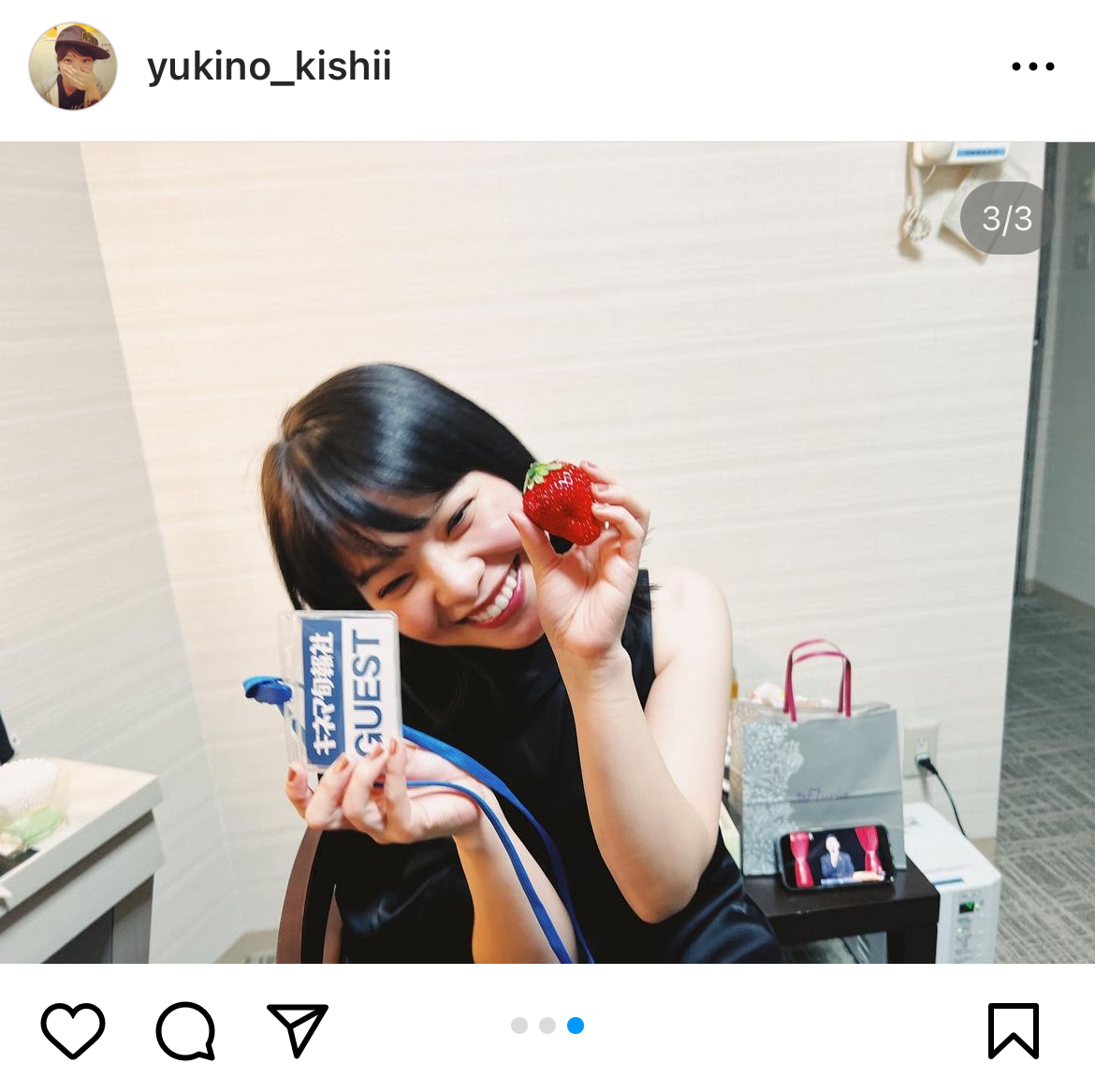 岸井ゆきののインスタグラムより