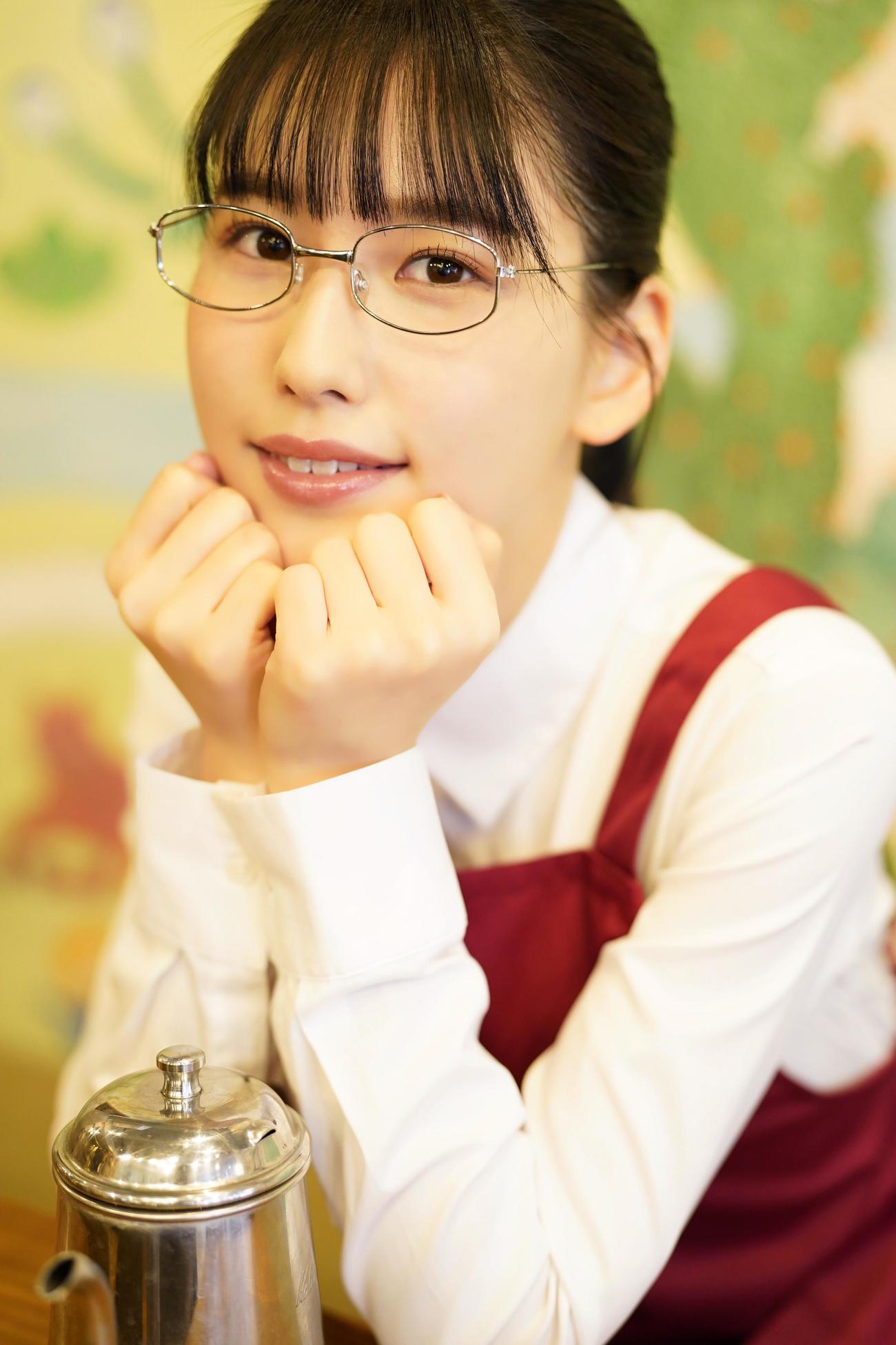 「ヤングガンガン」に初掲載された＃2i2森嶋あんり（C）撮影／佐藤佑一