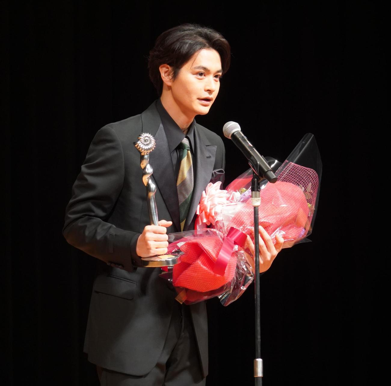 第44回ヨコハマ映画祭で主演男優賞を受賞した瀬戸康史（撮影・佐藤成）