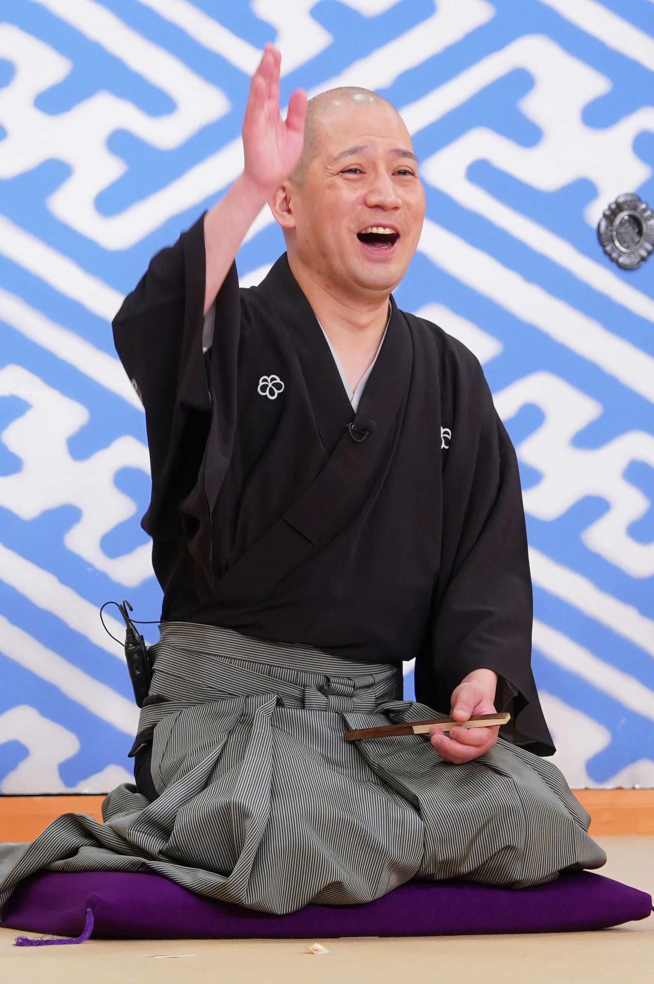 日本テレビ系「笑点」の新メンバーとなり、初収録に臨んだ春風亭一之輔