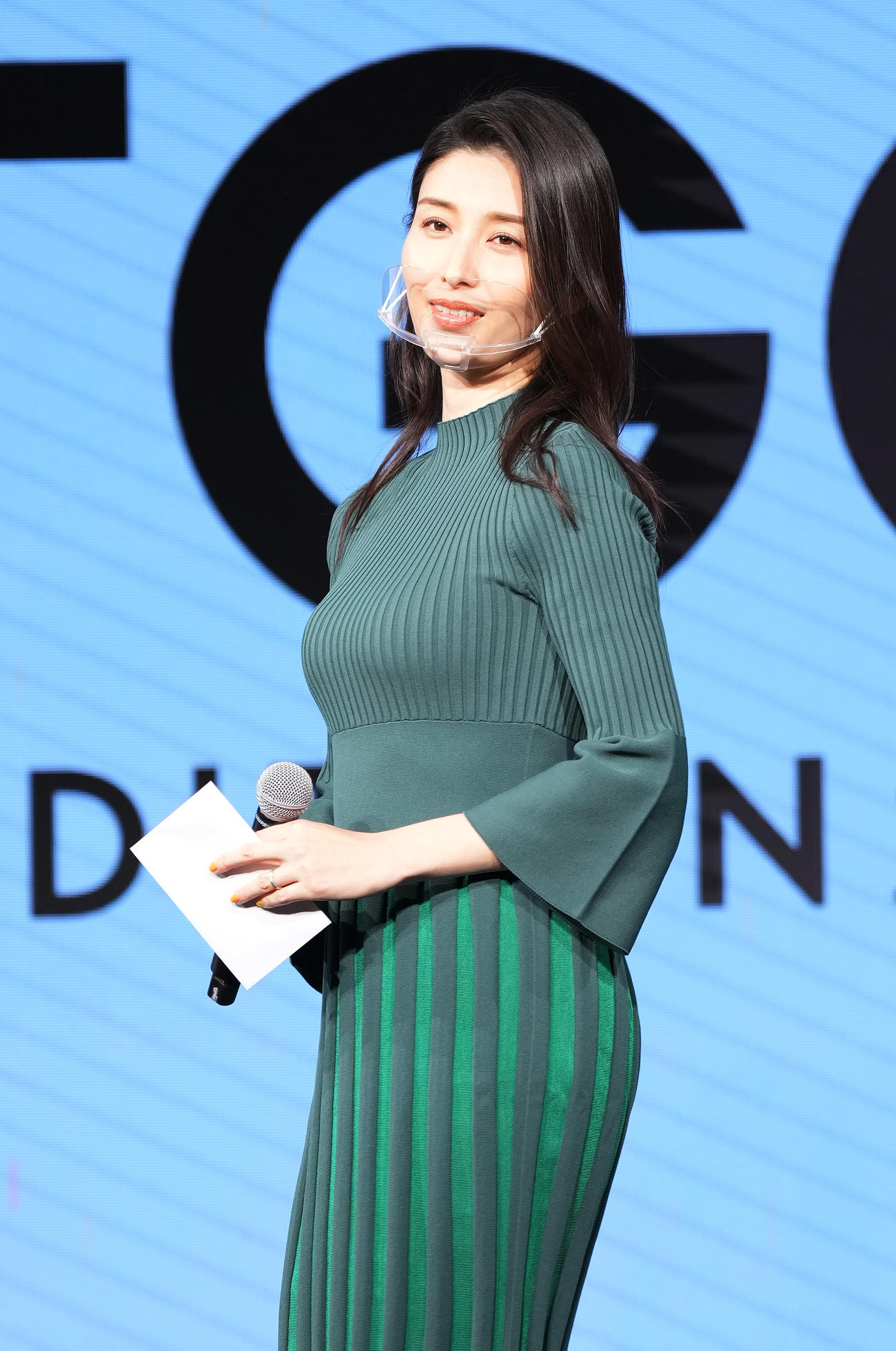 「TGC AUDITION」の公開ドラフト会議に参加した橋本マナミ（撮影・菅敏）