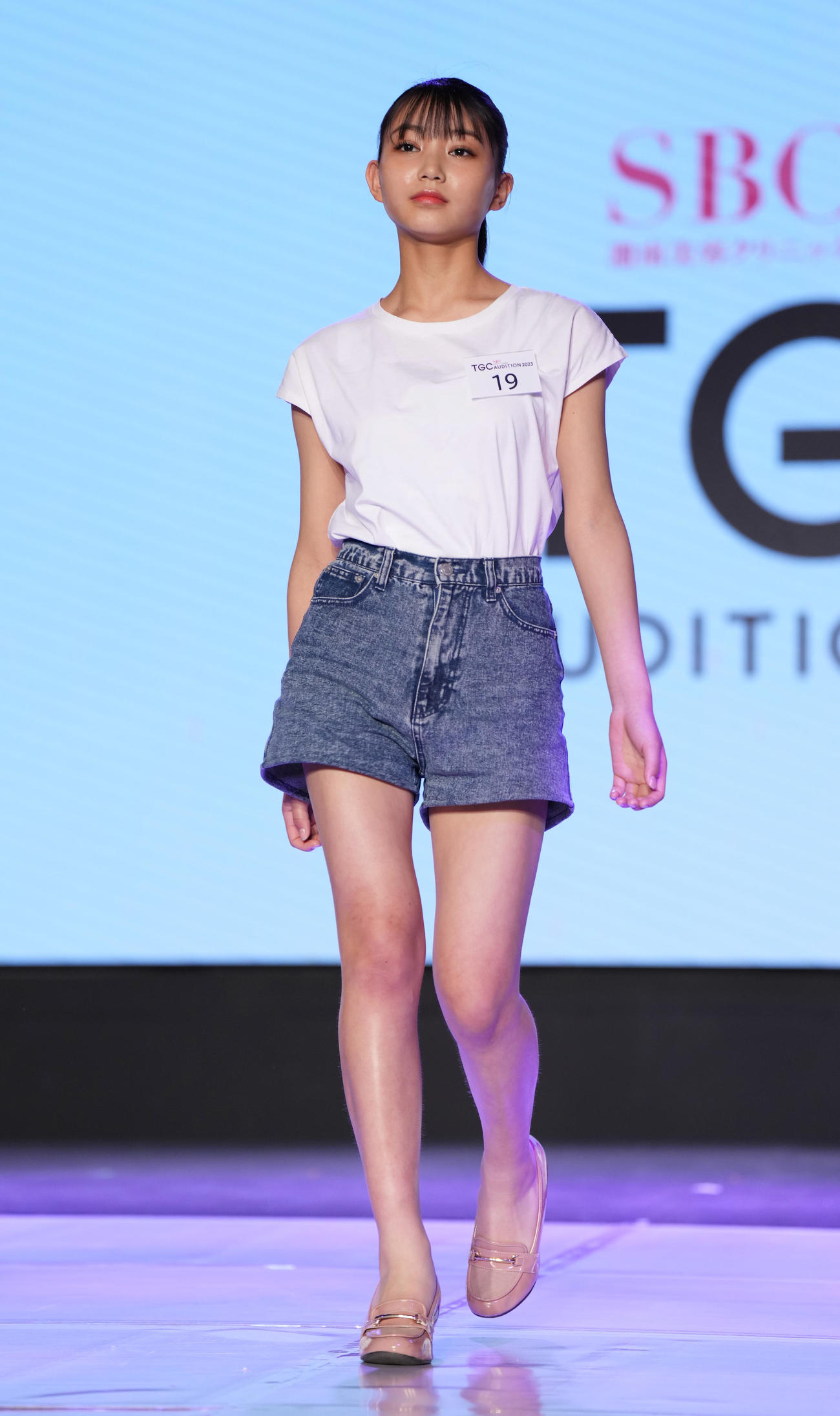 TGC AUDITIONで準グランプリに輝いた岩村心愛（撮影・菅敏）