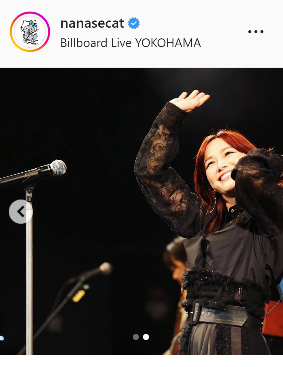 相川七瀬全国ツアー横浜公演の様子（インスタグラムより）