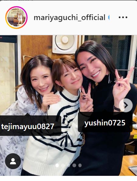 矢口真里のインスタグラムより