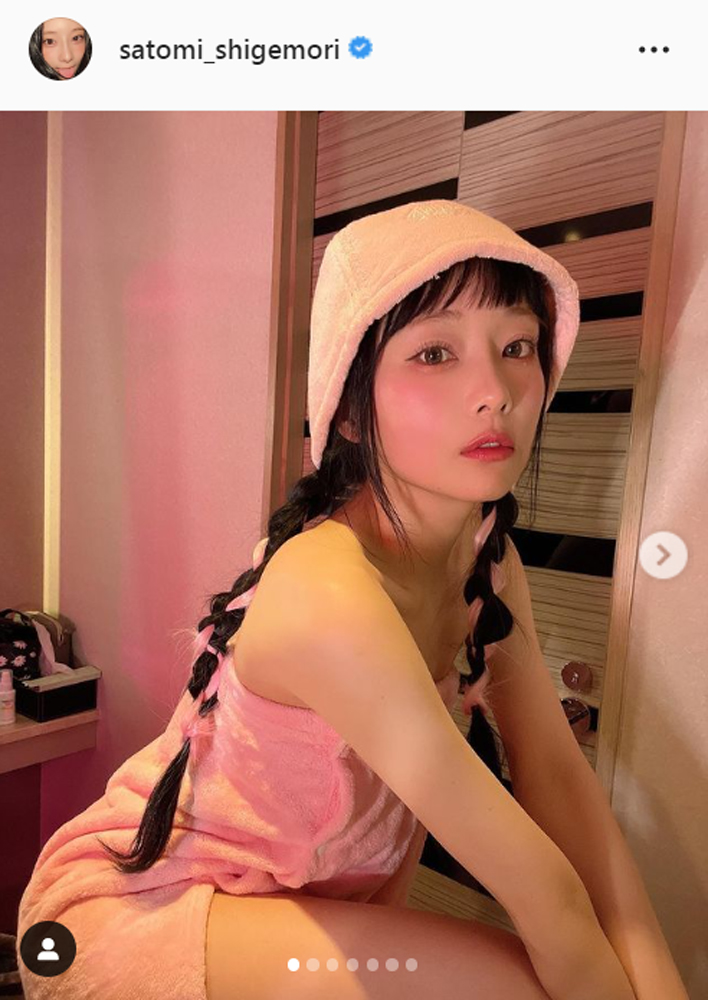 重盛さと美のインスタグラムより