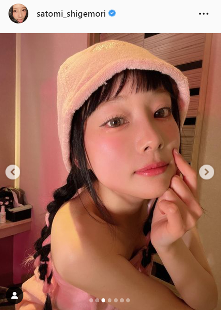 重盛さと美のインスタグラムより