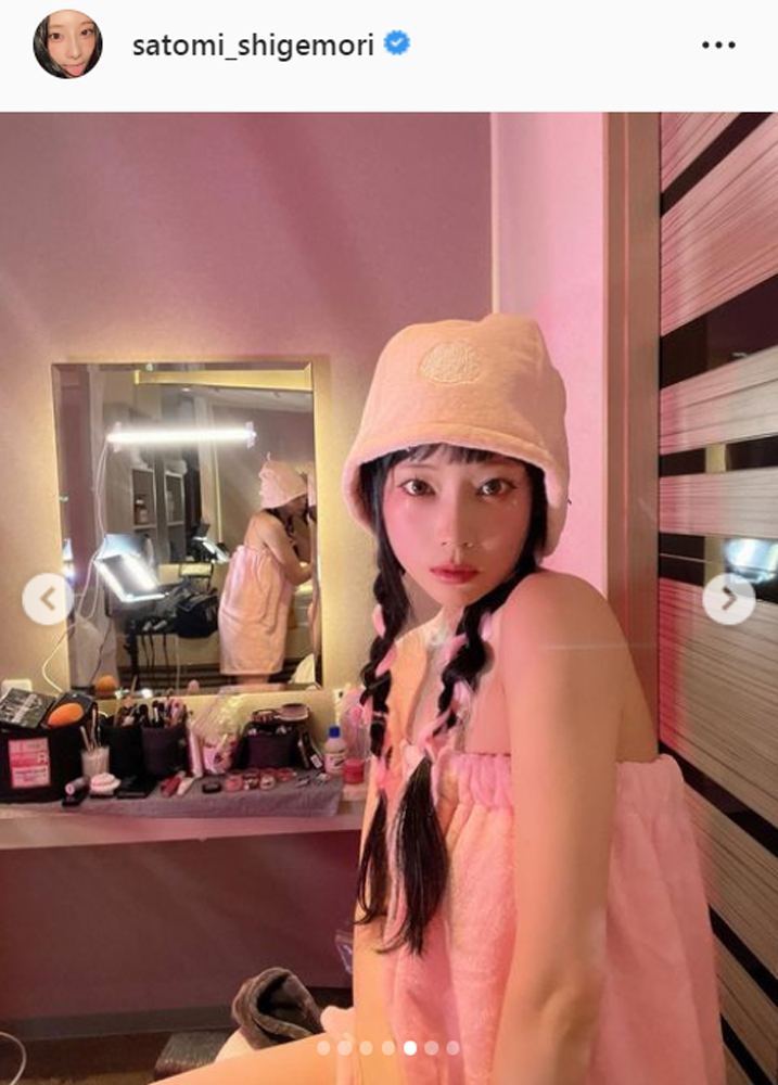 重盛さと美のインスタグラムより