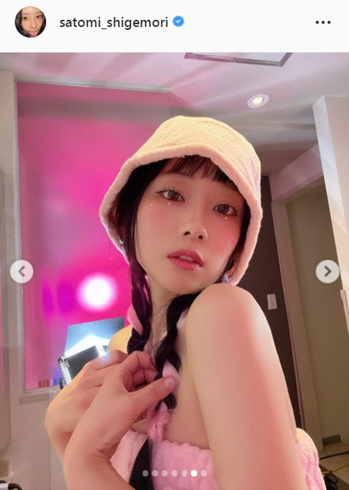 重盛さと美のインスタグラムより