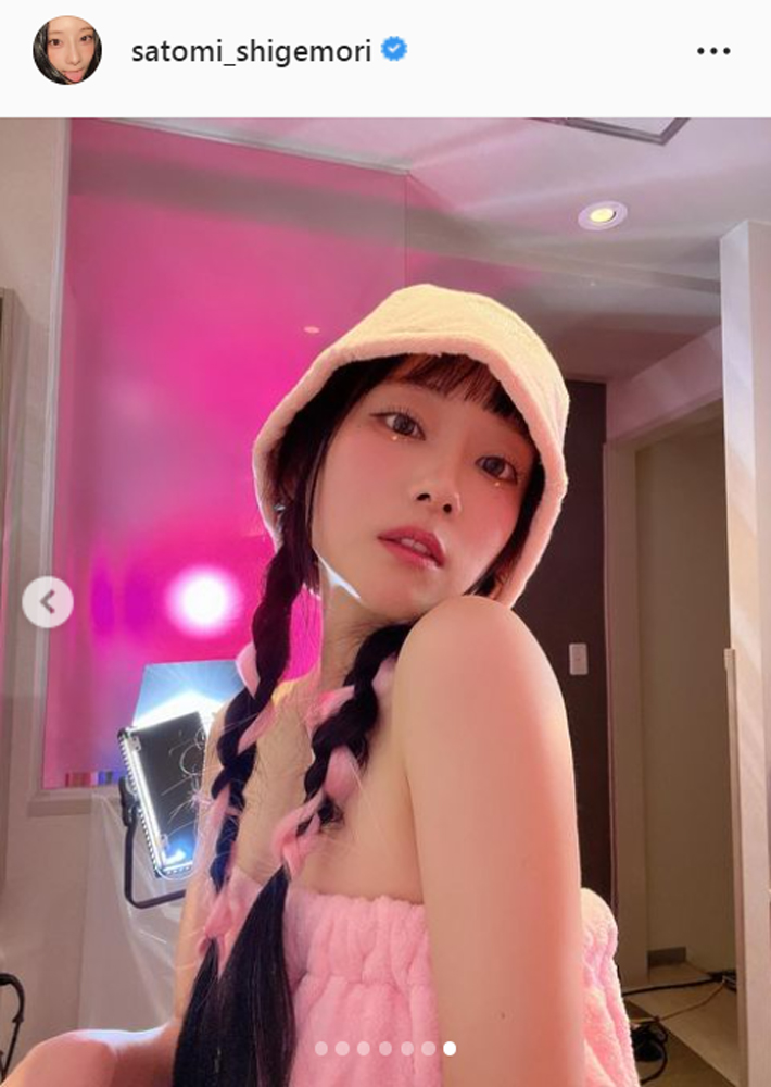 重盛さと美のインスタグラムより