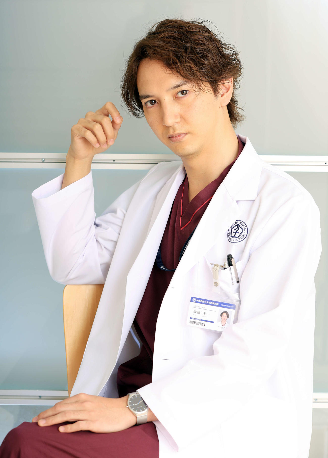 クセのある外科医役に意気込む中山麻聖（撮影・浅見桂子）