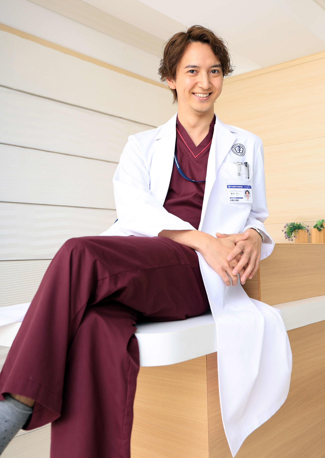 クセのある外科医役に意気込む中山麻聖（撮影・浅見桂子）