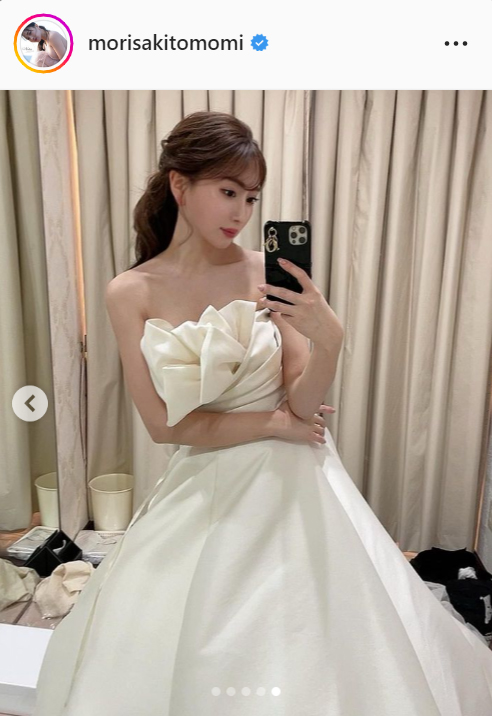 森咲智美のインスタグラムより