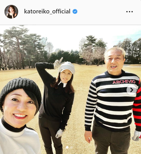 かとうれいこのインスタグラムより