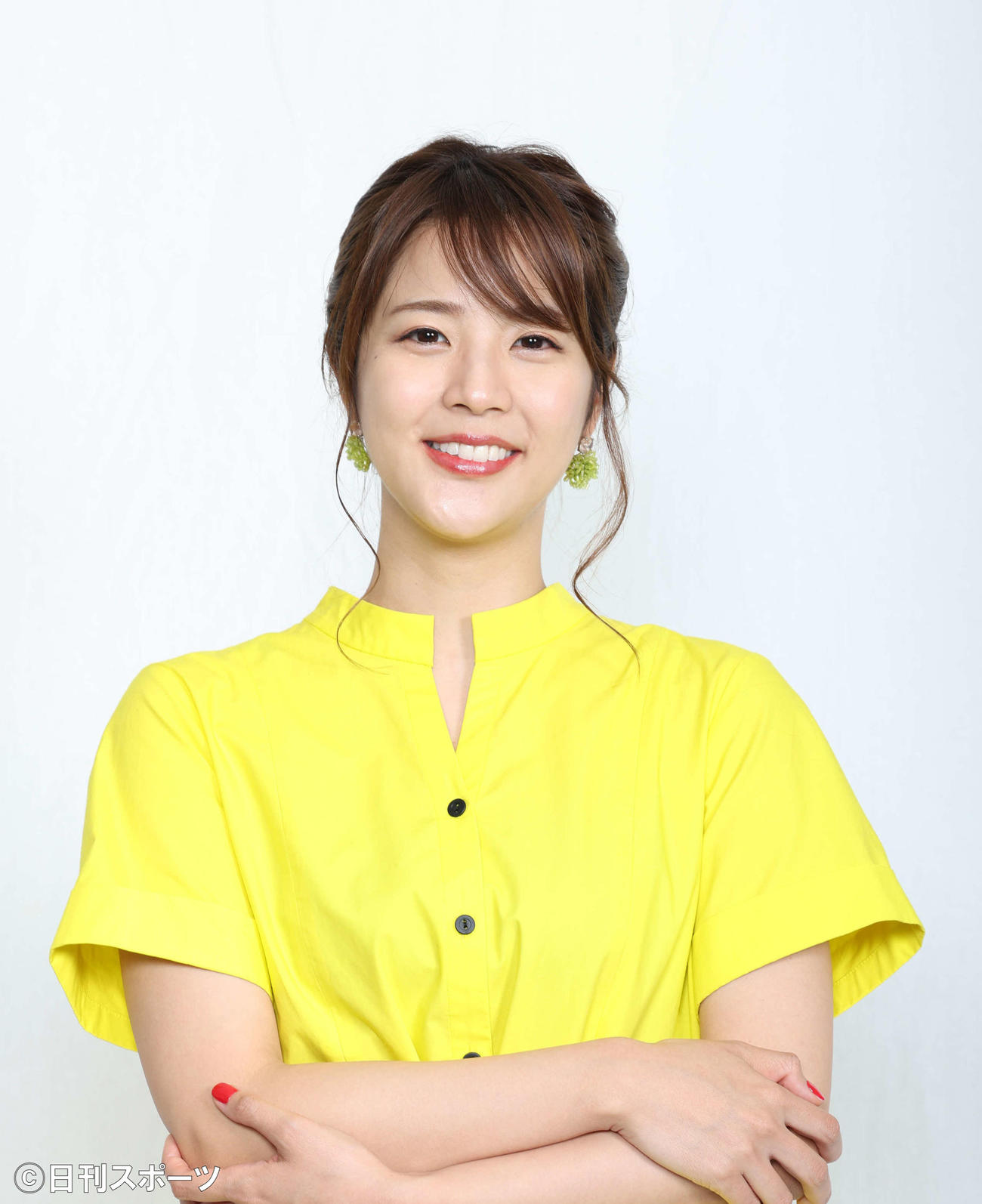 久代萌美アナ＝2022年4月