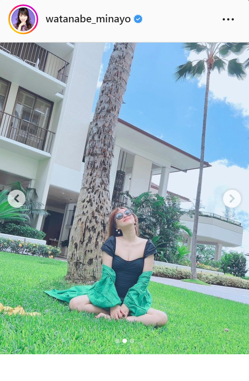 渡辺美奈代のインスタグラムより