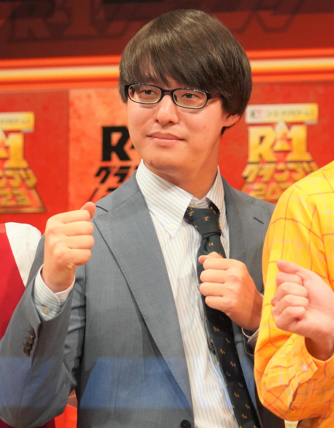 「R－1グランプリ2023」決勝進出した寺田寛明（撮影・佐藤成）