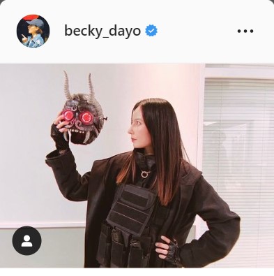 ベッキーのインスタグラムより