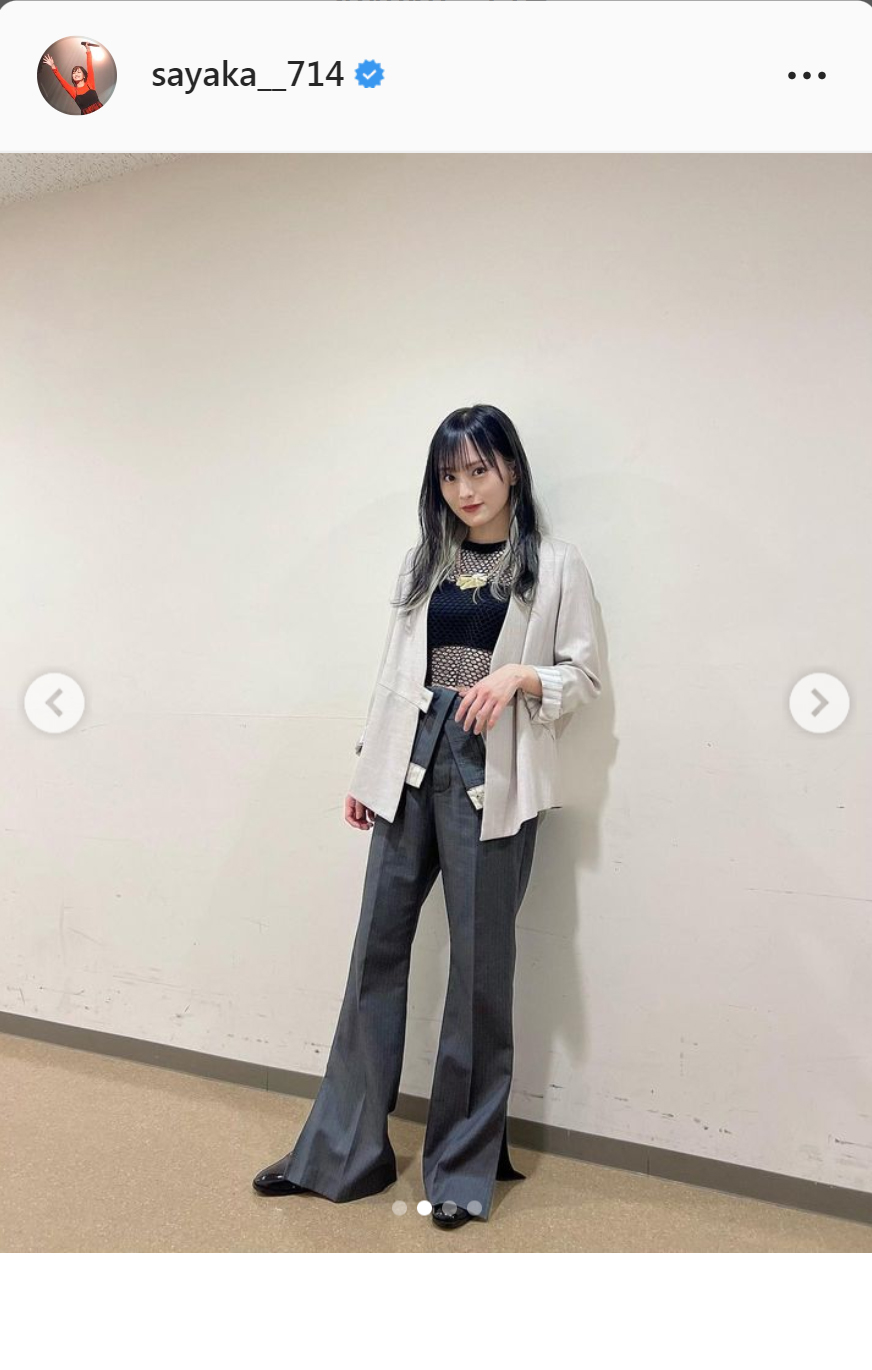 山本彩のインスタグラムより