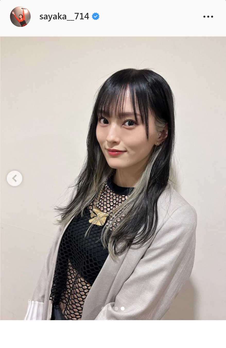 山本彩のインスタグラムより