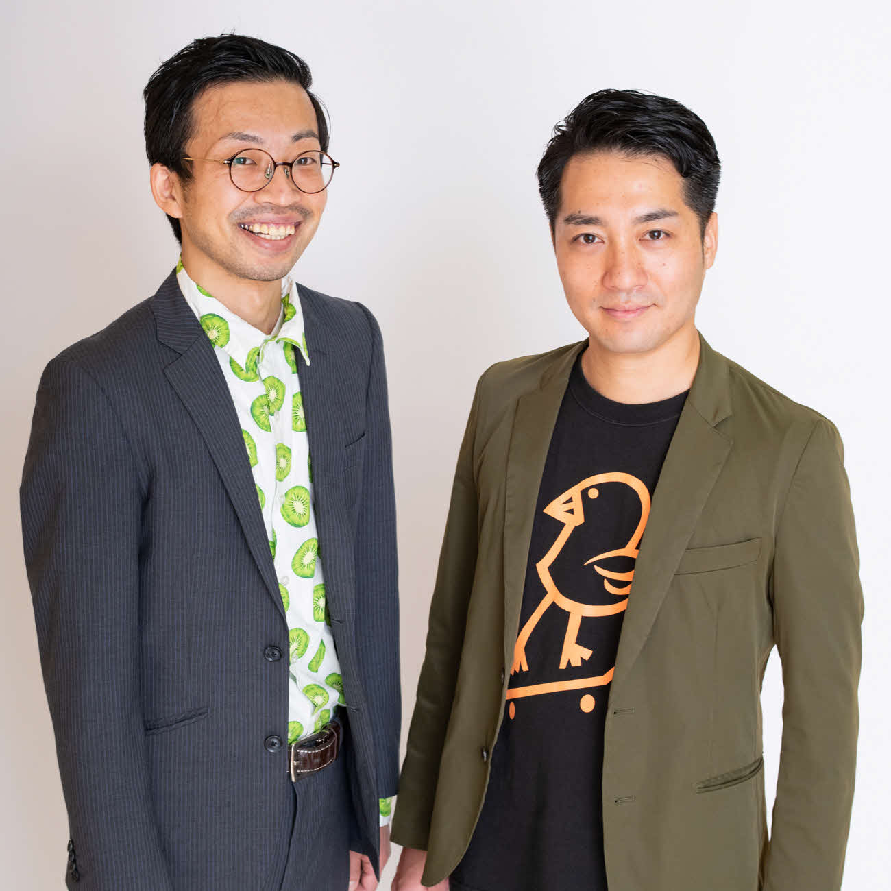 ザ・ギンギンマルのオガタ。さん（左）と長谷川デビルマル（ラフィーネプロモーション公式サイトから）