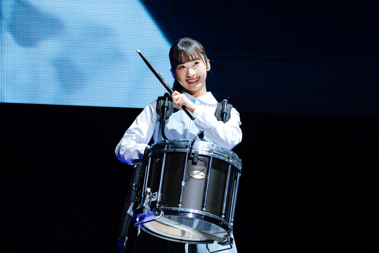 日向坂46四期生初の単独イベント「おもてなし会」に出演した石塚瑶季