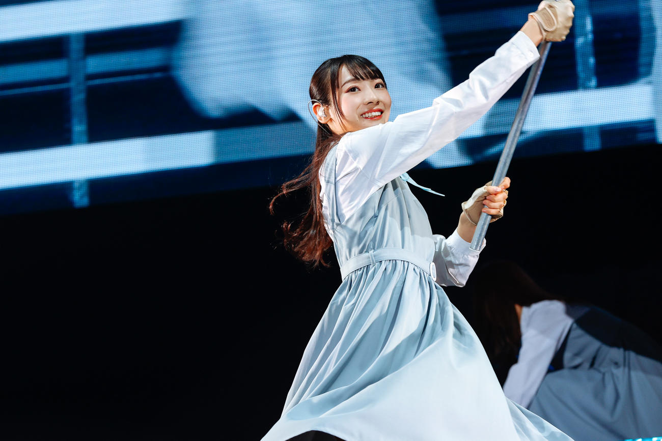 日向坂46四期生初の単独イベント「おもてなし会」に出演した宮地すみれ