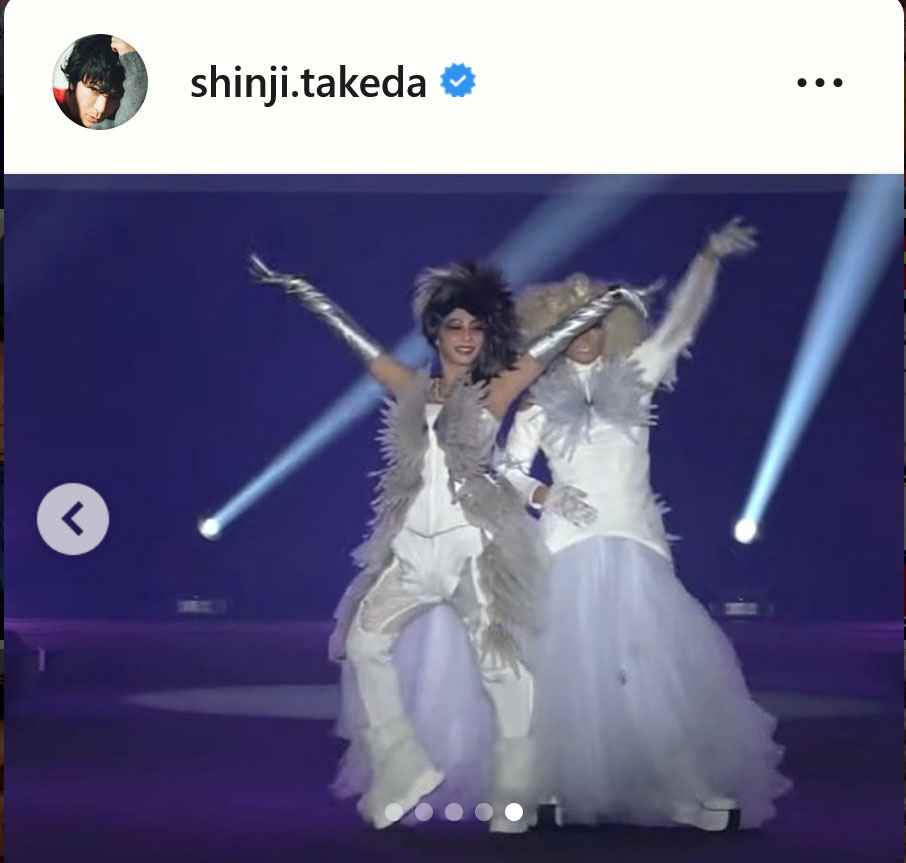 武田真治のインスタグラムより