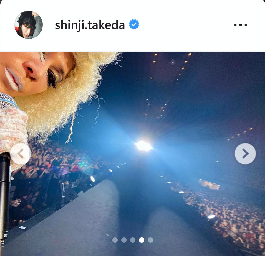 武田真治のインスタグラムより