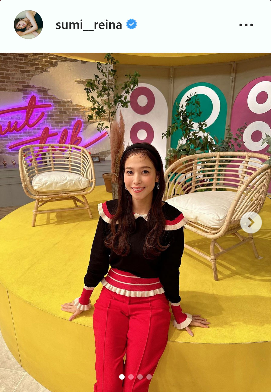 鷲見玲奈のインスタグラムより