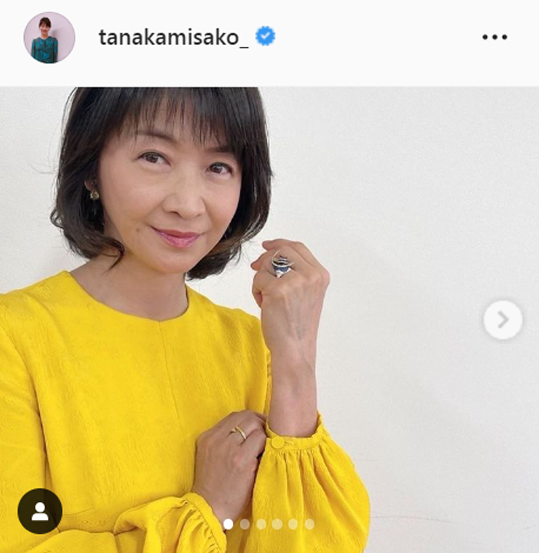 田中美佐子のインスタグラムより