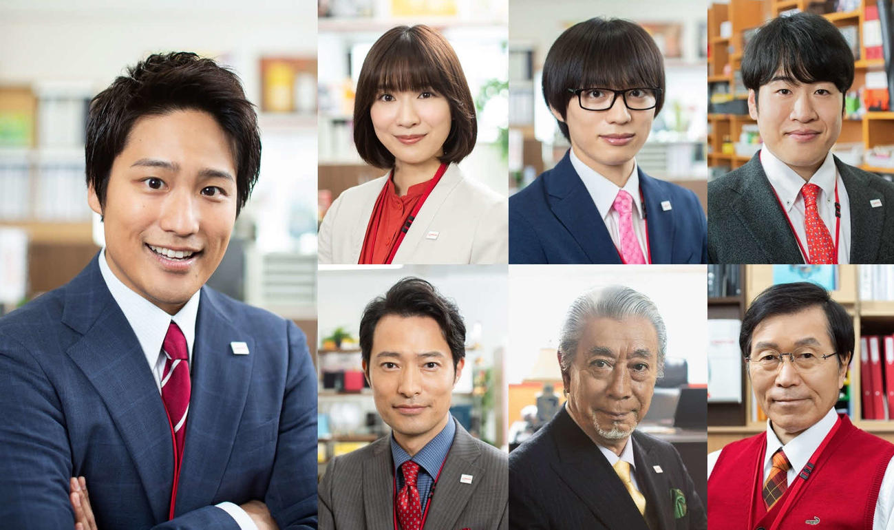 テレビ東京系ドラマ「ゲキカラドウ2」で主演を務める桐山照史（左端）。上段左から土村芳、福本大晴、森田甘路、下段左から前川泰之、高田純次、平田満