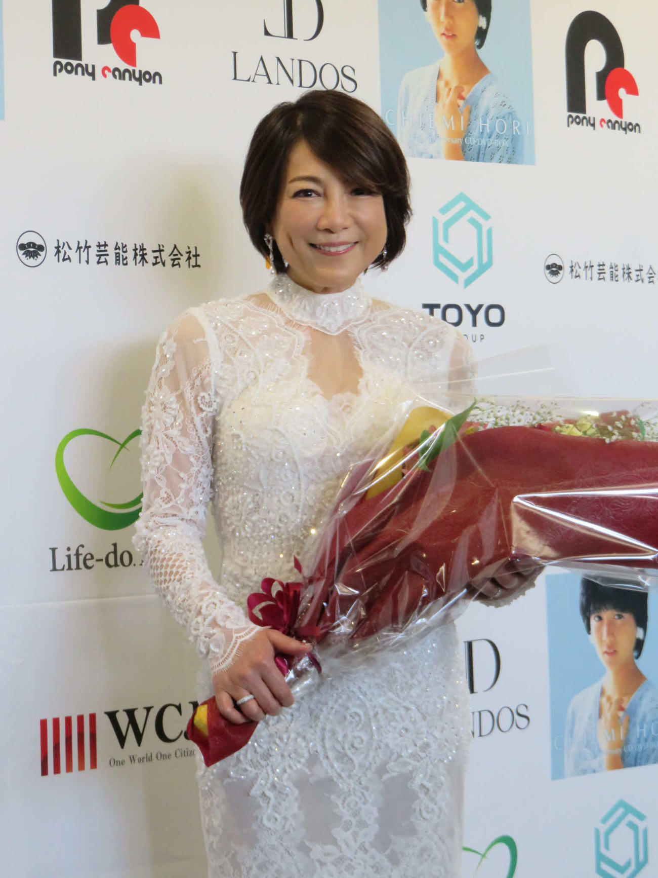 40周年記念ライブ前に取材に応じた堀ちえみ