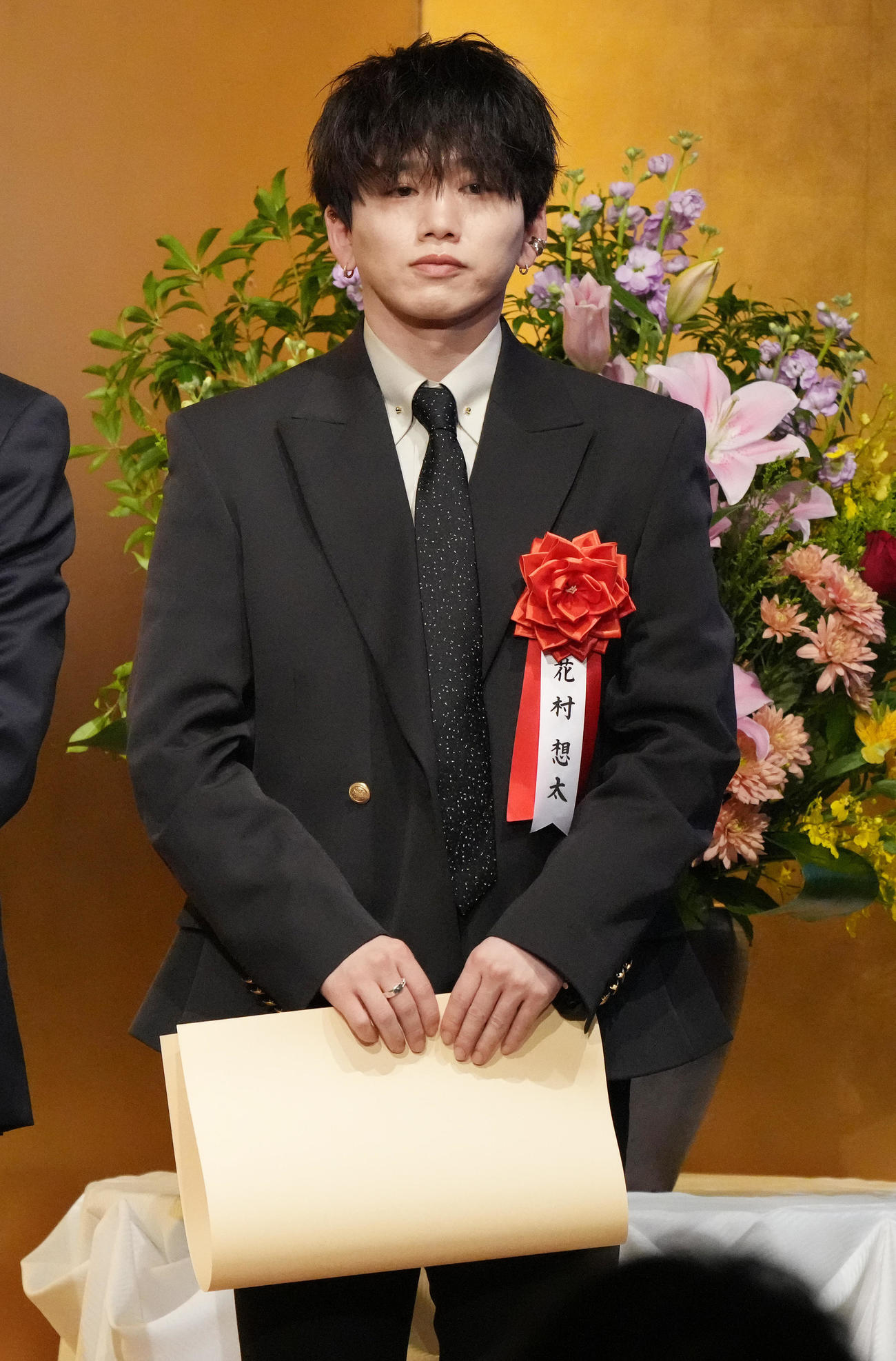 文化庁芸術祭賞で演劇部門の新人賞を受賞した花村想太（撮影・鈴木みどり）
