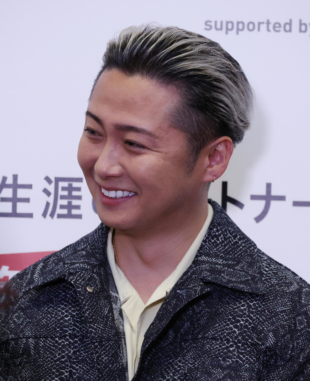 「LIVE EMPOWER CHILDREN 2023」の会見を行ったDa－iCEの大野雄大（撮影・中島郁夫）