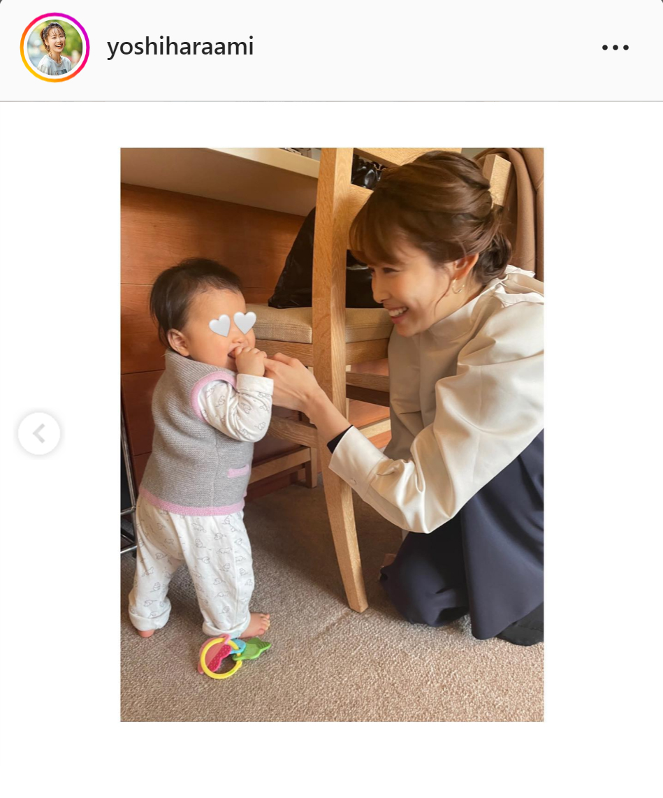 良原安美アナのインスタグラムより