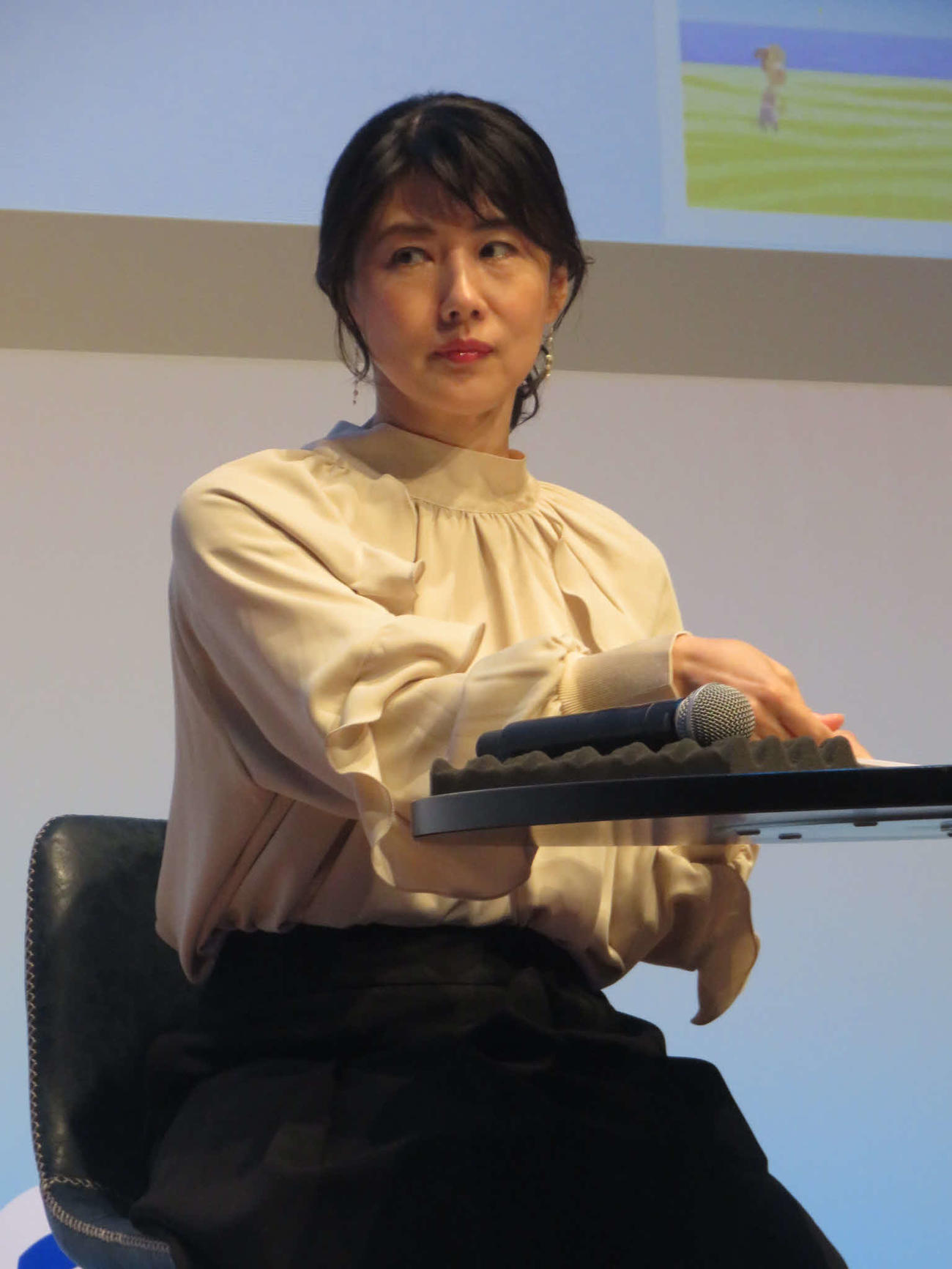 中江有里（2023年1月撮影）
