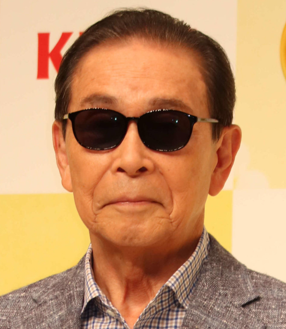 笑顔を見せるタモリ（2022年10月撮影）