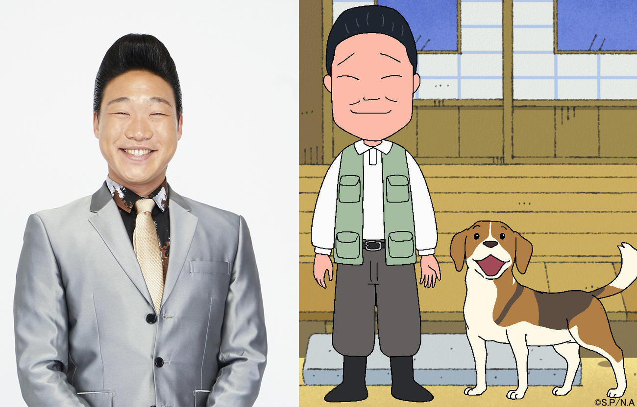 「ちびまる子ちゃん」に声優として出演するみやぞん（C）さくらプロダクション／日本アニメーション