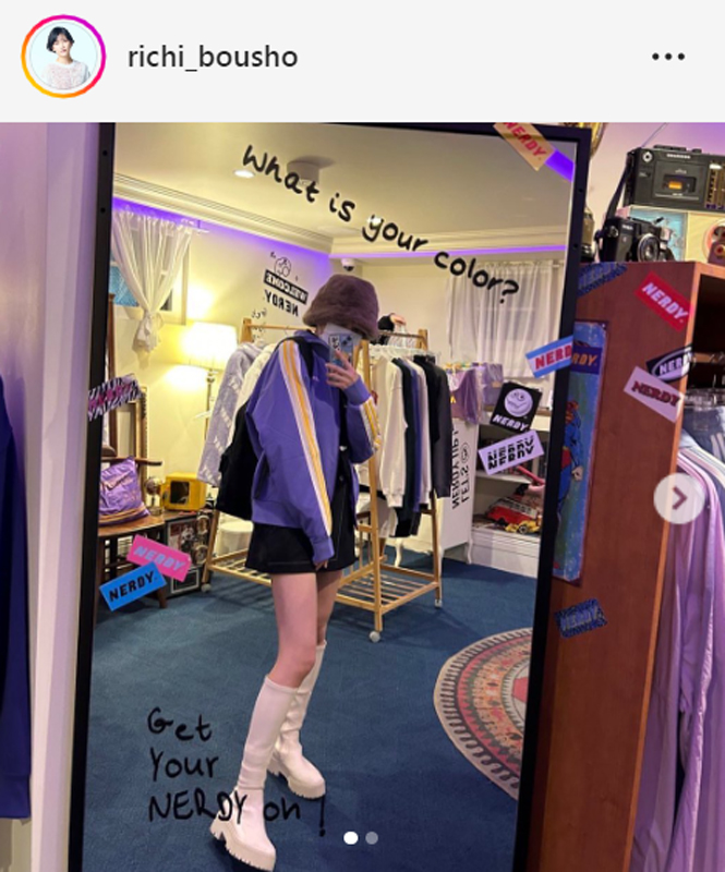 リチのインスタグラムより