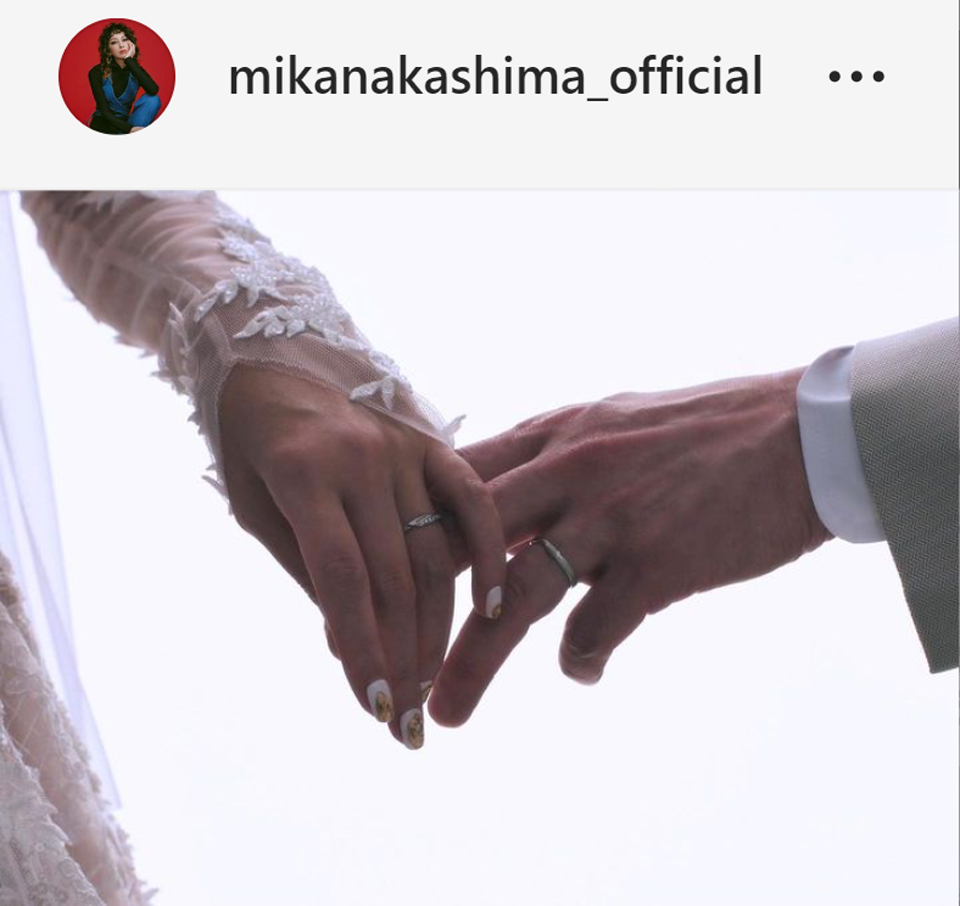 中島美嘉のインスタグラムより